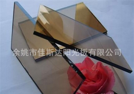 宁波厂家专业生产茶色粉色耐力板