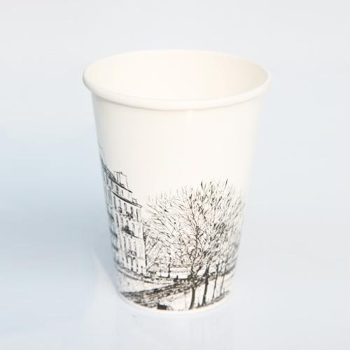 广告纸杯 咖啡杯 奶茶杯 一次性杯子 厂家供应 深圳豆浆纸杯
