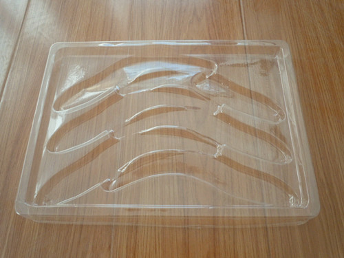 六头虾塑料包装托盘 吸塑透明一次性