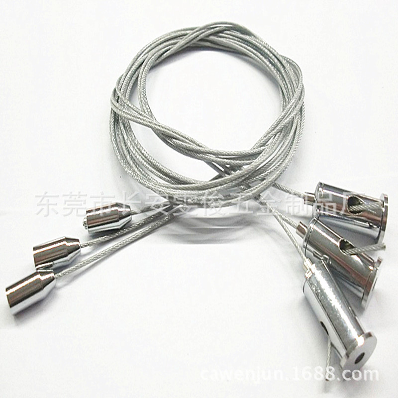 Y型吊线组 包胶吊线组 吊线式钢丝绳吊件 不锈钢组件