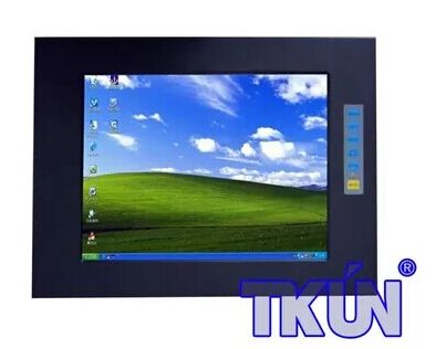 TKUN 12寸12.1寸V121XGA V1 铝合金面板壁挂式12寸工业液晶显示器