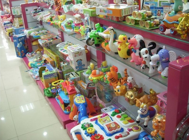青岛玩具店展柜制作 青岛玩具店设计装修