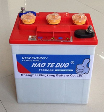 上海兴康供应少维护电动观光车扫地车游览车蓄电池电瓶3D-210AH