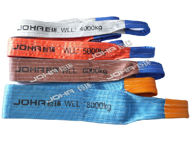 巨环起重信誉好的扁平吊装带，品质较优_涤纶彩色吊装带