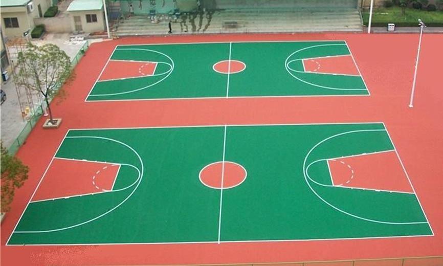 扬州仪征高邮江都篮球场施工 扬州篮球场标准尺寸 扬州篮球场建