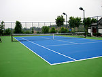 湖州德兴网球场造价 网球场尺寸 网球场材料 湖州建网球场多钱