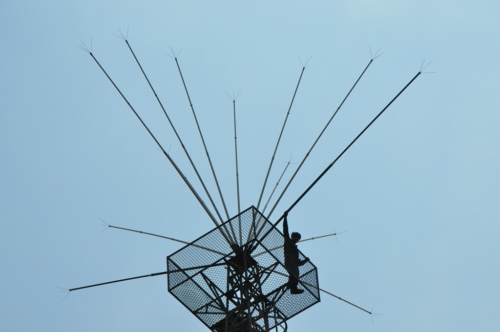 郑州防雷保护器,河南非金属接地模块,升降杆避雷针