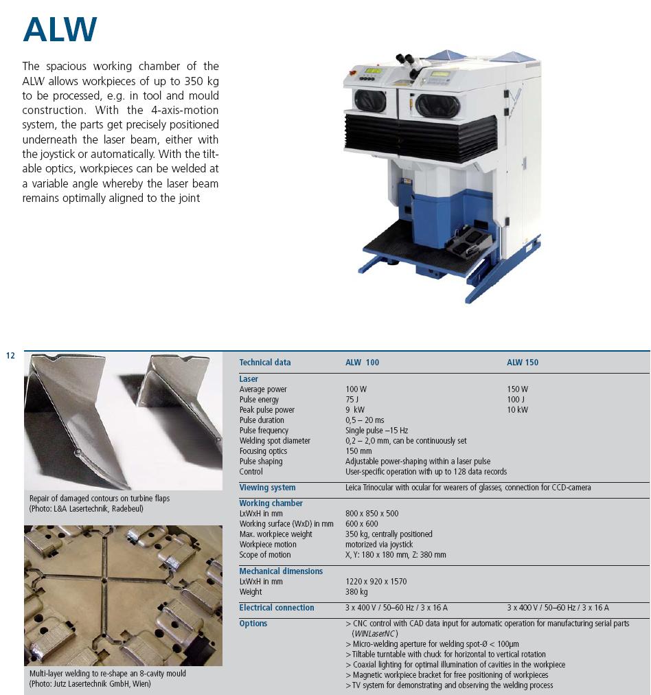 德国激光焊机ALW100-150