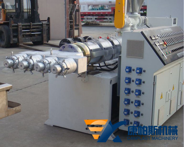 康帕斯机械SJSZ65/132 16-40 PVC一出四管材生产线_穿线管生产线_电工套管生产线