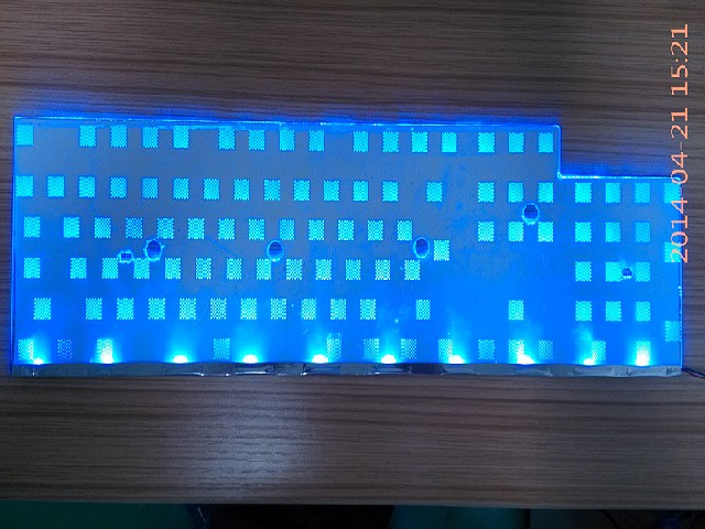 深圳按键发光 大量供应**的XRF02蓝按键发光板