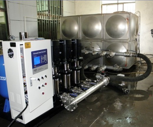 天津箱式一体化泵站厂家，不锈钢水箱给水设备