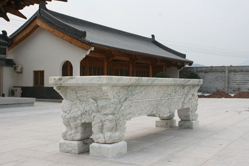 工艺精湛的寺庙古建，精美的石雕供桌报价