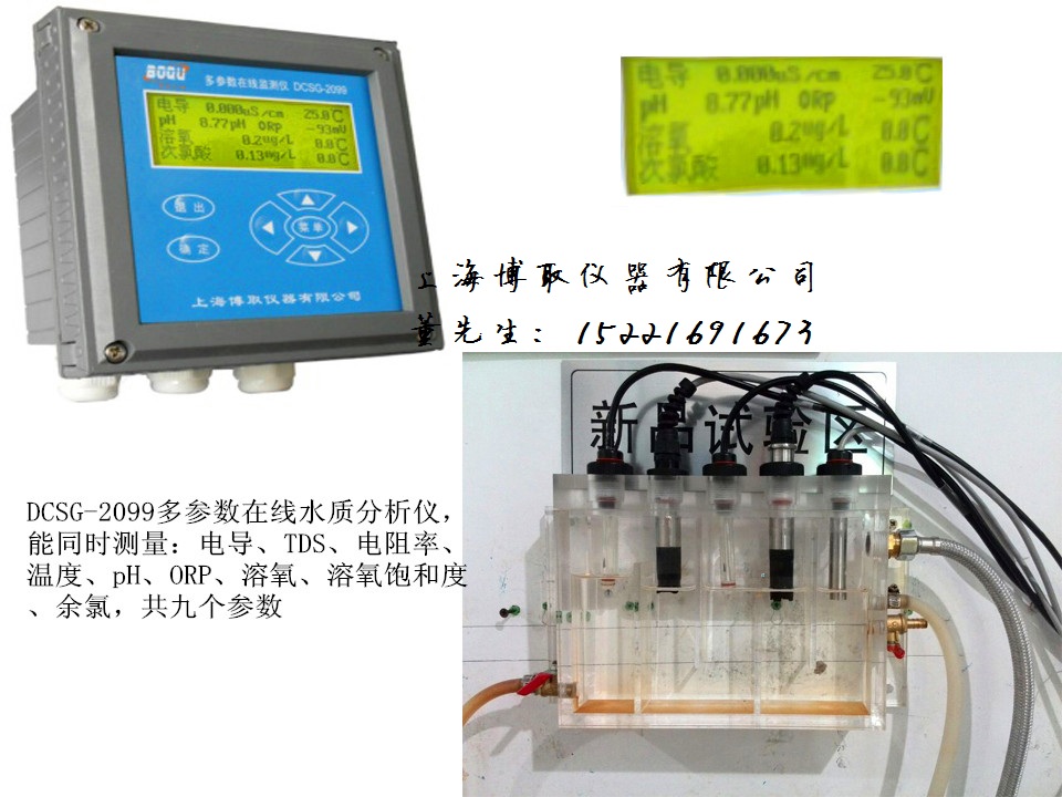 工业溶解氧测定仪在线氧含量测量仪DOG-3082型-上海博取