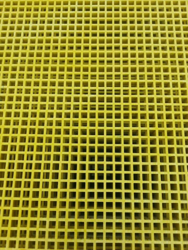 黄色邻苯型树脂玻璃钢格栅板， 树脂格栅板价格 ，树脂格栅板规格