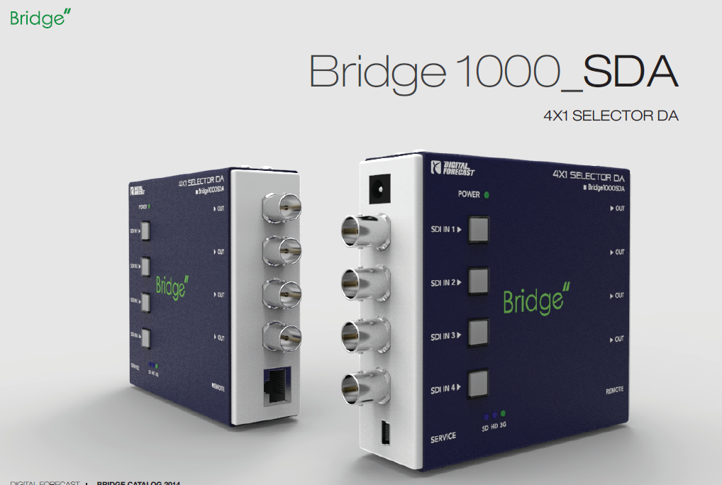 SDI信号4选1切换器Digital Forecast Bridge 1000_SDA
