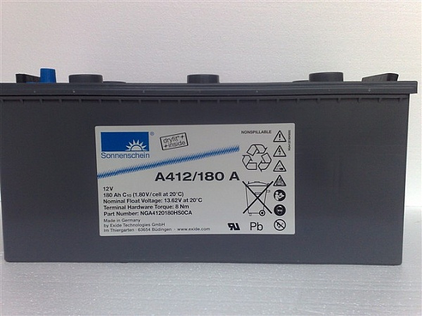 包头阳光蓄电池 A412/180A 价格 德国）原装进口阳光蓄电池