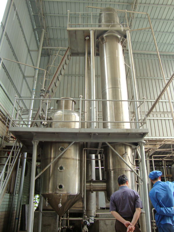 双效降膜蒸发器,降膜蒸发器生产厂家-温州古德轻工机械