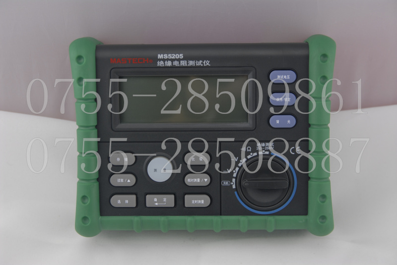 东莞华仪MS5205 数字绝缘电阻测试仪 MS5205 绝缘摇表