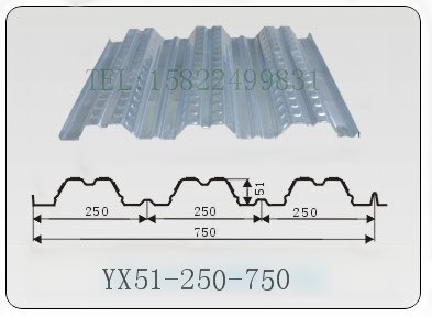 楼承板价格YX51-250-750