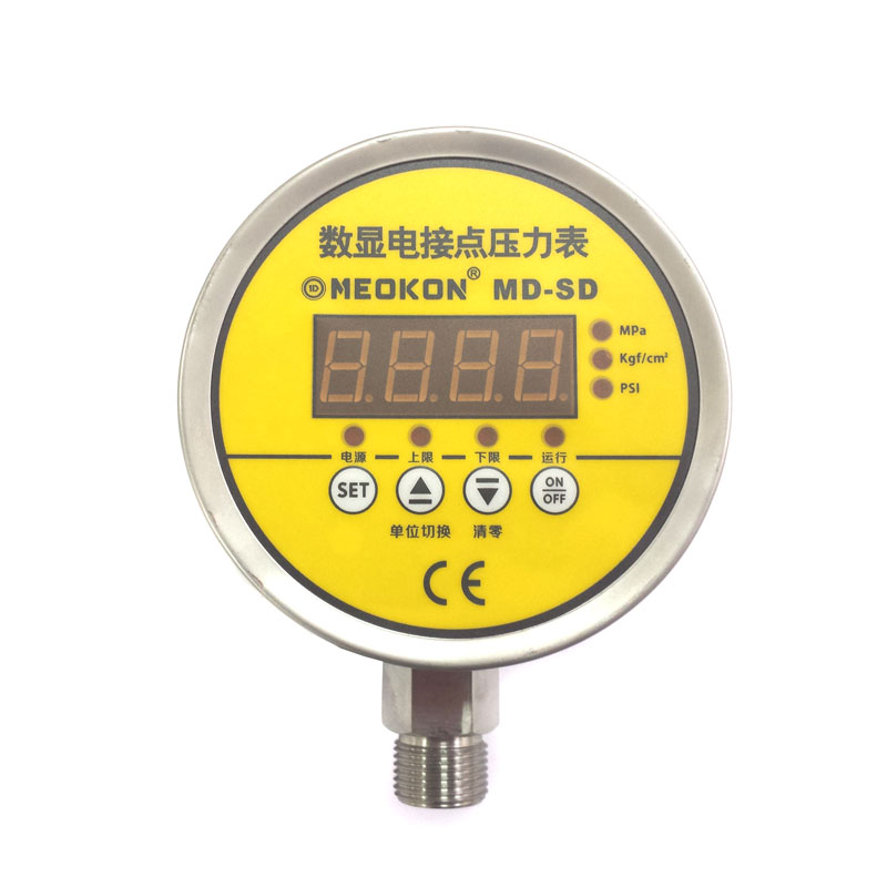 上海铭控MD-S925Z轴向数显电接点压力表