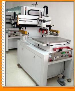 厂家力沃直销高精密跑台标牌丝印机 精密丝网印刷机，3050平面丝印机