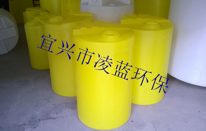 100L小型平底液体塑料容器搅拌桶 耐酸碱 防腐蚀 加药桶