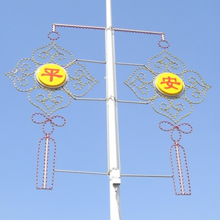 道路亮化古典LED中国结路灯 双耳中国结路灯 LED路灯造型灯道路灯