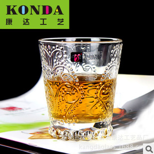 厂家特价 外贸出口杯 透明玻璃杯 创意促销礼品 威士忌酒杯