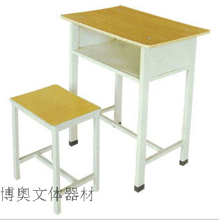 K16型固定式学生铁板桌、生产各类新型课桌椅