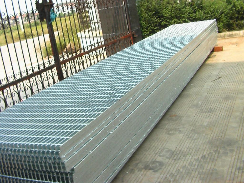 热镀锌压焊钢格板-麻花钢压焊格栅板-钢格板重量