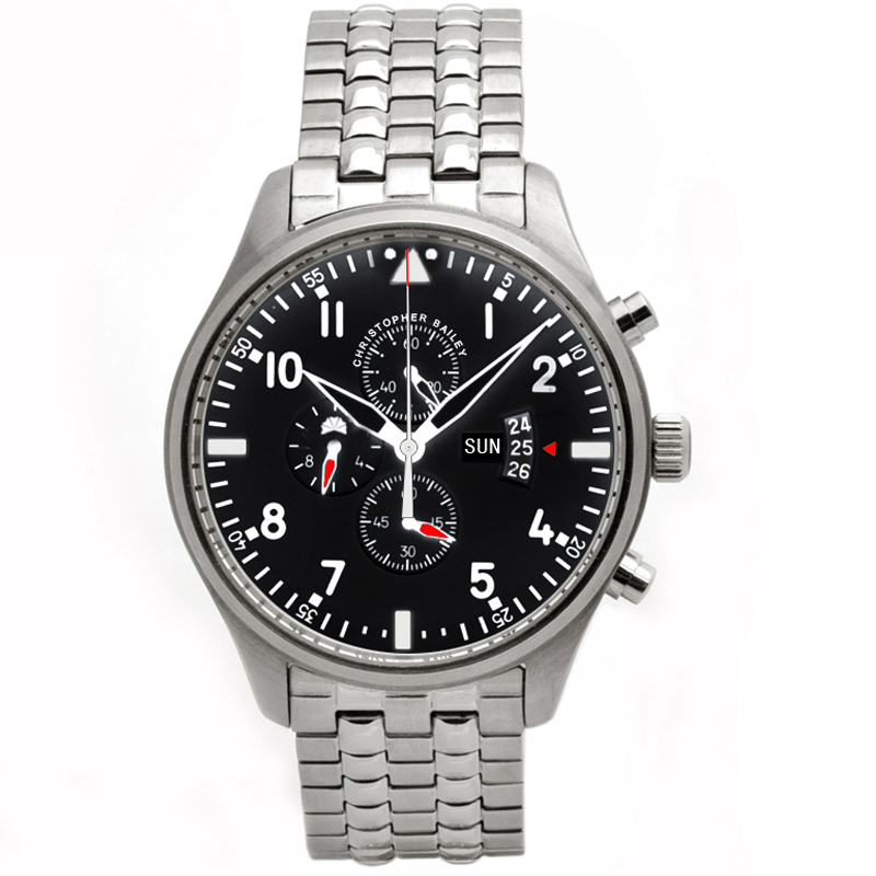 不锈钢手表 男士商务手表 石英表 礼品手表 30米防水手表