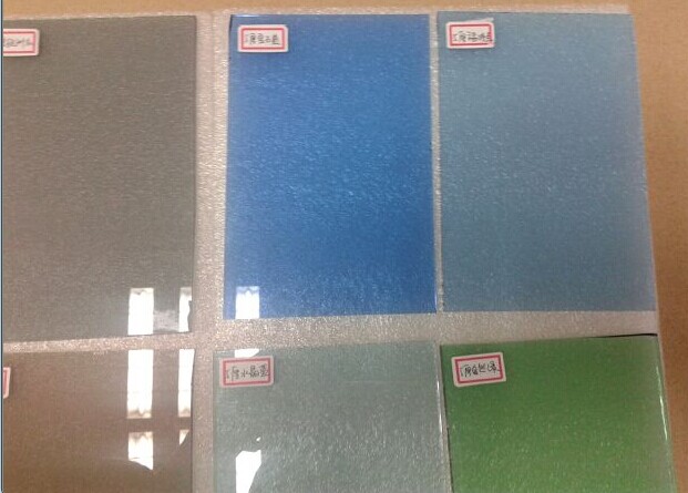 东莞彩色玻璃厂家供应海洋蓝玻璃，福特蓝玻璃，茶色玻璃
