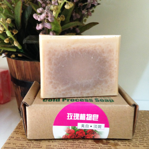 供应手工冷制皂代加工：江西地区的的玫瑰手工冷制皂批发