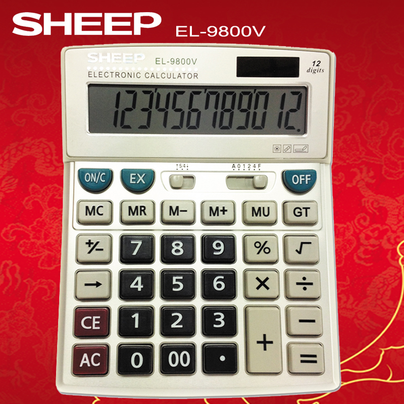 SHEEP喜普计算器EL-9800V 电子计算器