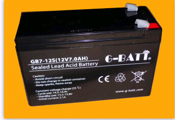 12V7AH UPS铅酸蓄电池用于 有源音箱车位锁玩具车等用电池