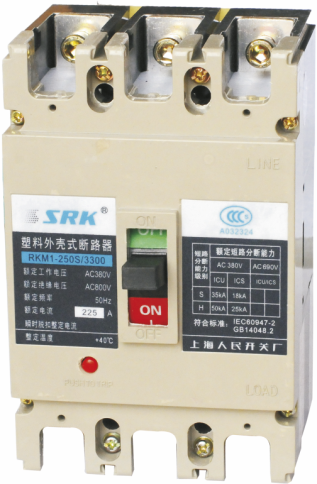 供应上海人民RKM1-225S/3300塑壳断路器
