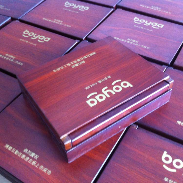东莞木制品厂家定做密度板盒子 金币木盒包装 烤漆木盒定做