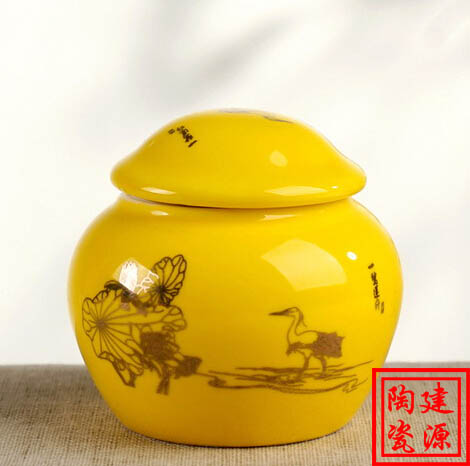 陶瓷礼品罐子定做图片 陶瓷茶叶罐，药罐批发价格