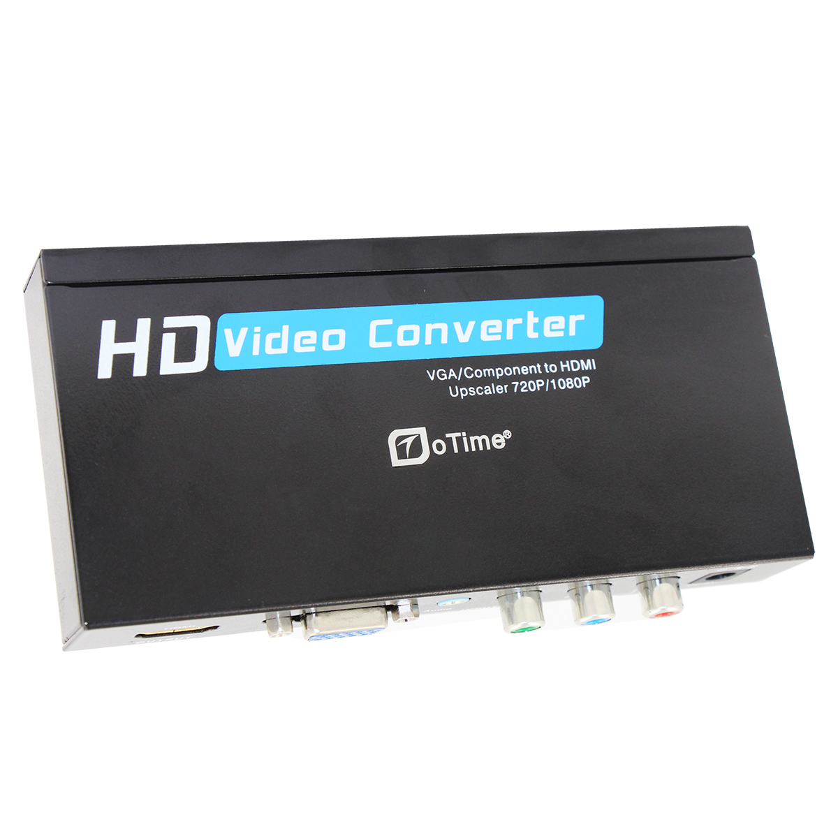 oTime OT-336A VGA+色差转HDMI转换器UP Scaler1080p 支持USB播