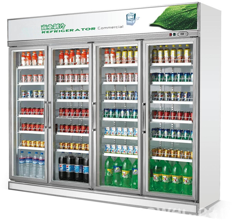 便利店饮料展示柜,超市水果风幕保鲜柜,冷藏冷冻商用冰柜