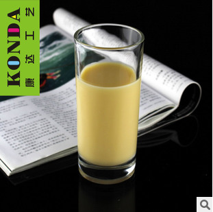 10安直身水杯 透明玻璃杯 牛奶杯子 创意促销礼品 果汁杯