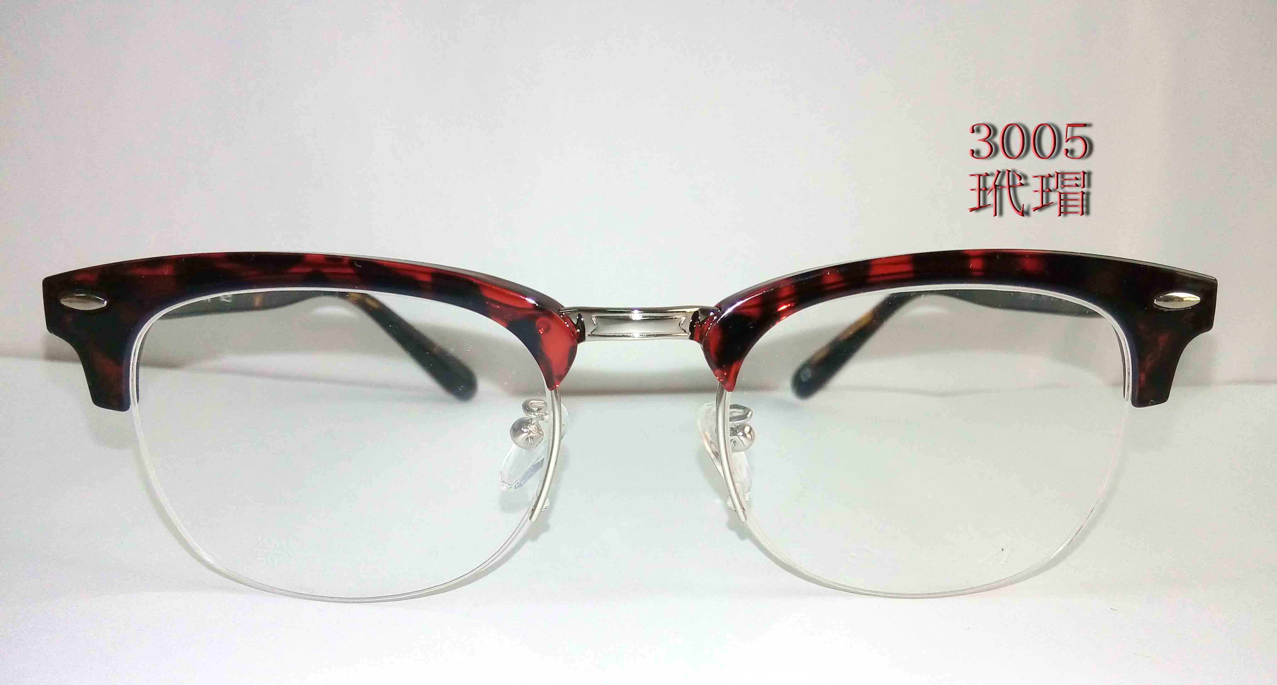经典**半框眼镜架 |纯钛眼镜框 加工生产|提供设计生产