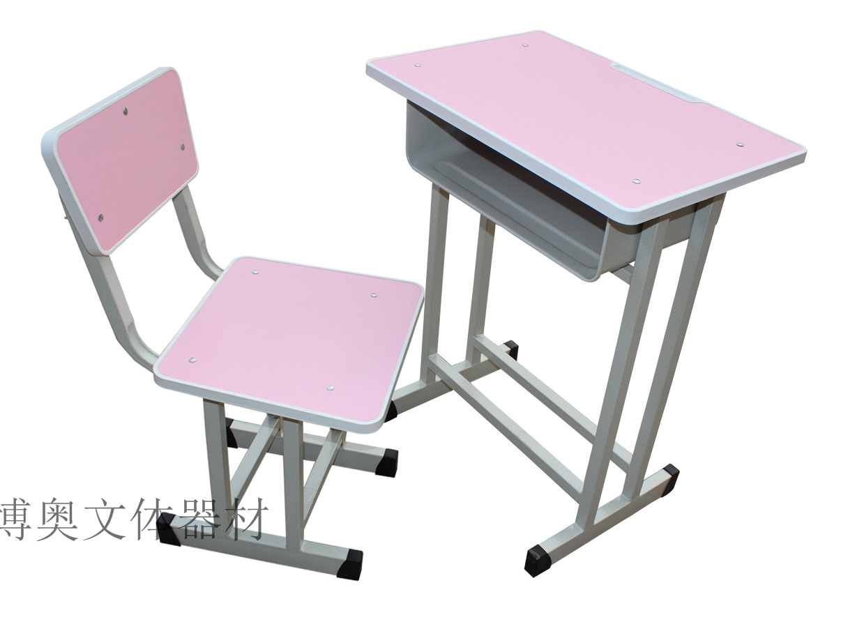 K28型固定学生课桌椅、桌面：40*60cm 桌子高度：75cm