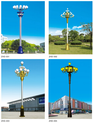 特色灯柱 特色灯柱价格 小区亮化工程系列 宏飞光电集团