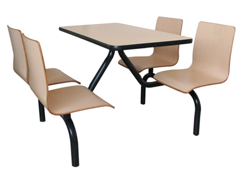 连体食堂餐桌椅，惠州学校食堂桌椅批发