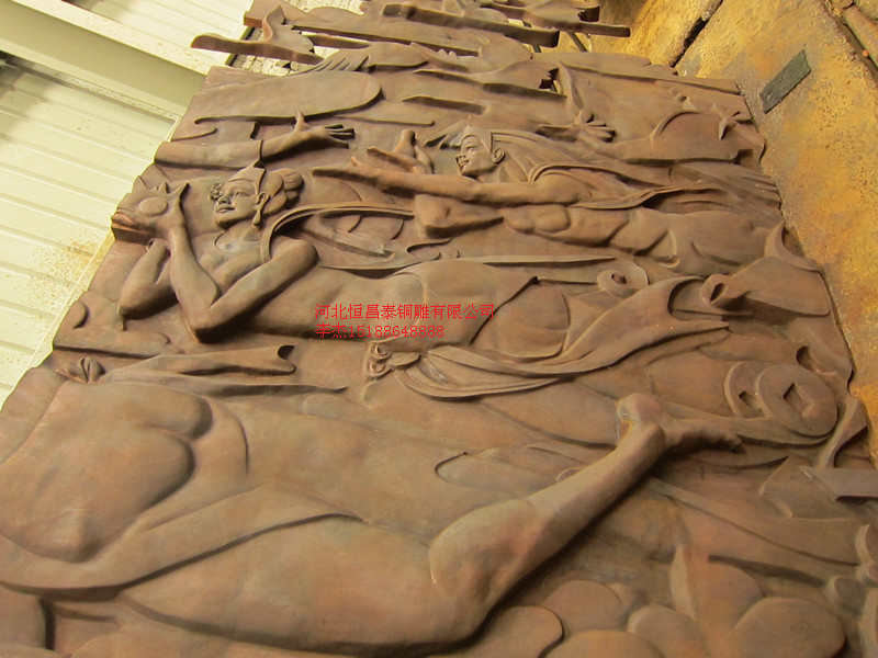 恒昌泰铜雕神像二郎神高2.6米700kg宗教用品