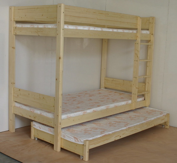 厂家直销批发上下双层实木床/学生高低床/员工宿舍上下铺松木架子床
