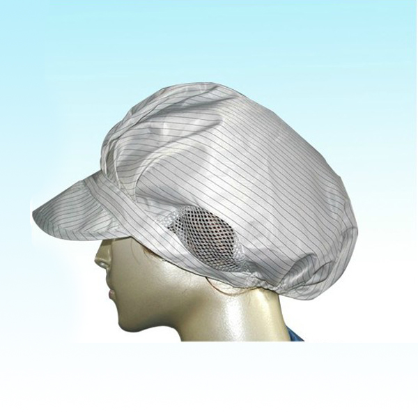 防静电女工帽 ---- 耳网、包头发