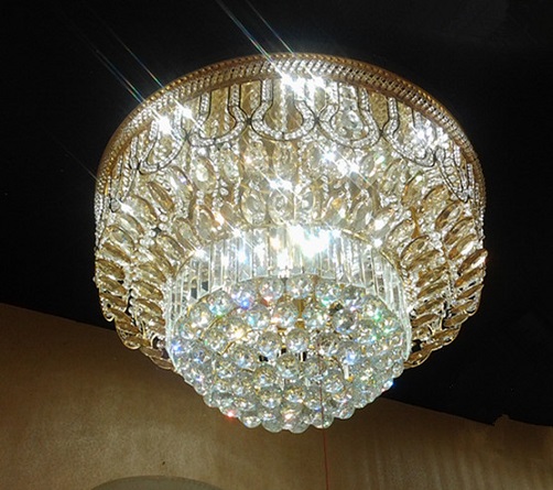 厂家直销 高品质，现代高档客厅水晶吸顶灯 LED吸顶水晶灯