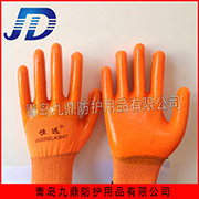 厂家直销劳动防护用品小全挂尼龙桔纱PVC进口胶浸胶劳保工业手套